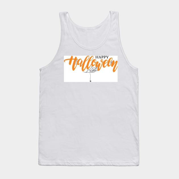 Happy Halloween Tank Top by PolkaDotsShop